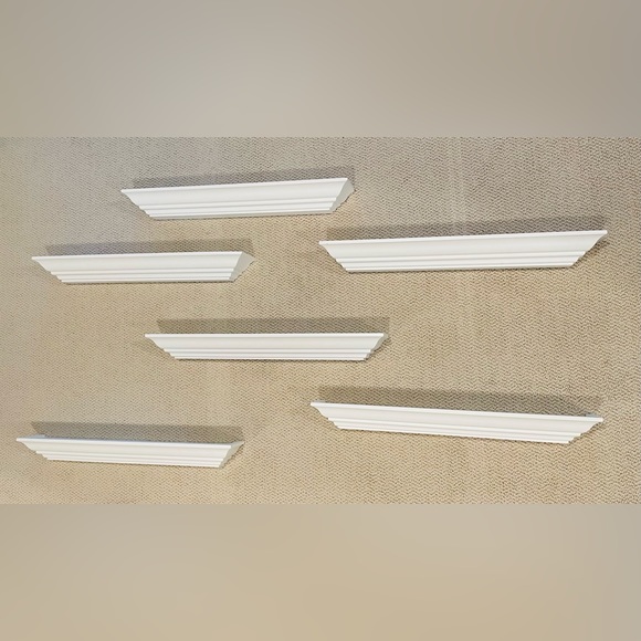 SET of THREE Wooden Floating Shelves - Picture 4 of 4